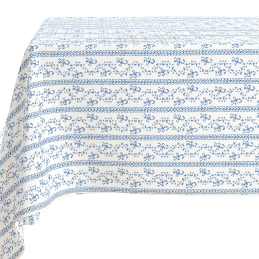 Rectangle Tablecloth | Winter Toile | Frances Fields Home