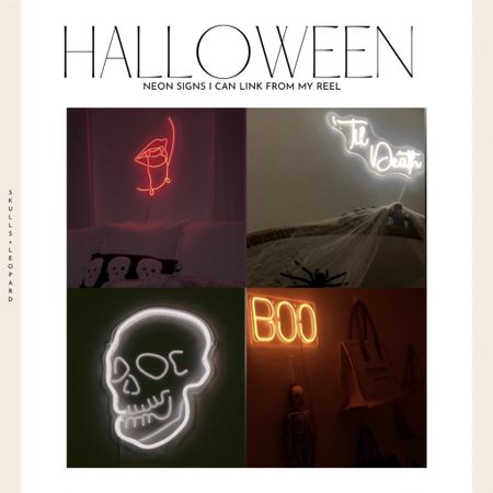 Here’s a few neons I can link from my most recent reel! 

Halloween neon signs, Etsy Halloween, Walmart Halloween, Halloween light up sign 

#LTKHalloween #LTKSeasonal #LTKhome