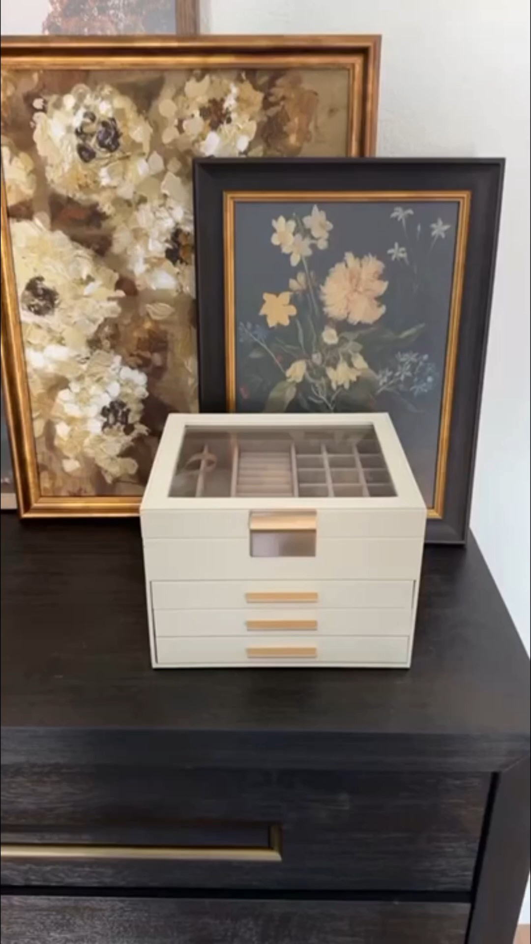 My jewelry box is on sale and this is a steep discount!! It looks beautiful on my dresser and holds everything I need! ￼