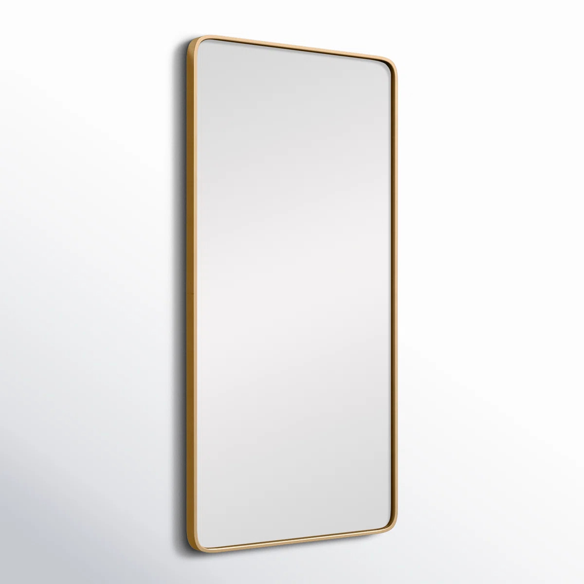 Sabine Metal Rounded Rectangle Wall Mirror | Wayfair North America