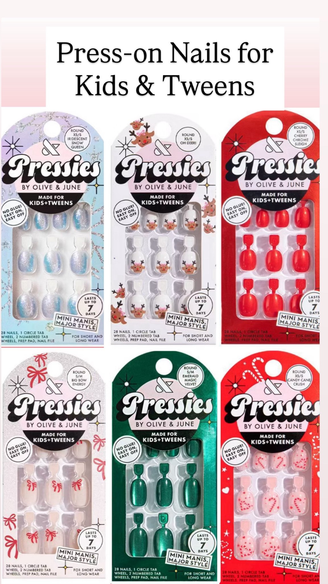 Press on nails for kids and tweens 

#LTKHoliday #LTKBeauty