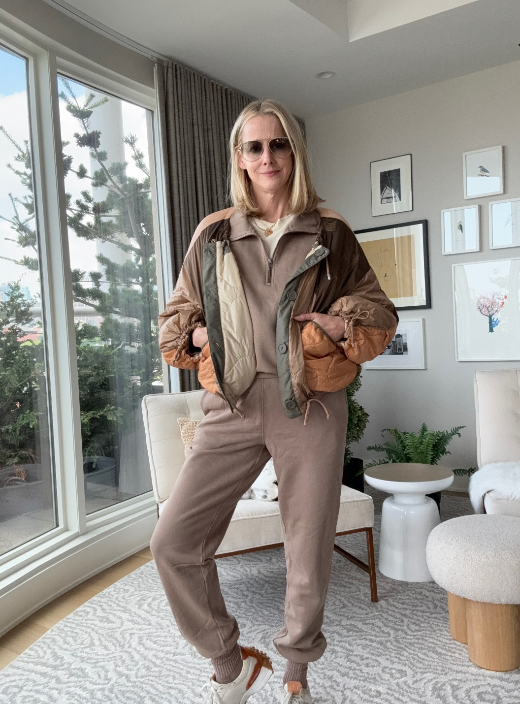 Sick of your cold weather clothes and need a comfy cute easy outfit? I just got this sweatsuit linked below 👇🏼 and am living in it!  

 #LTKGiftGuide #LTKSeasonal #LTKFindsUnder100