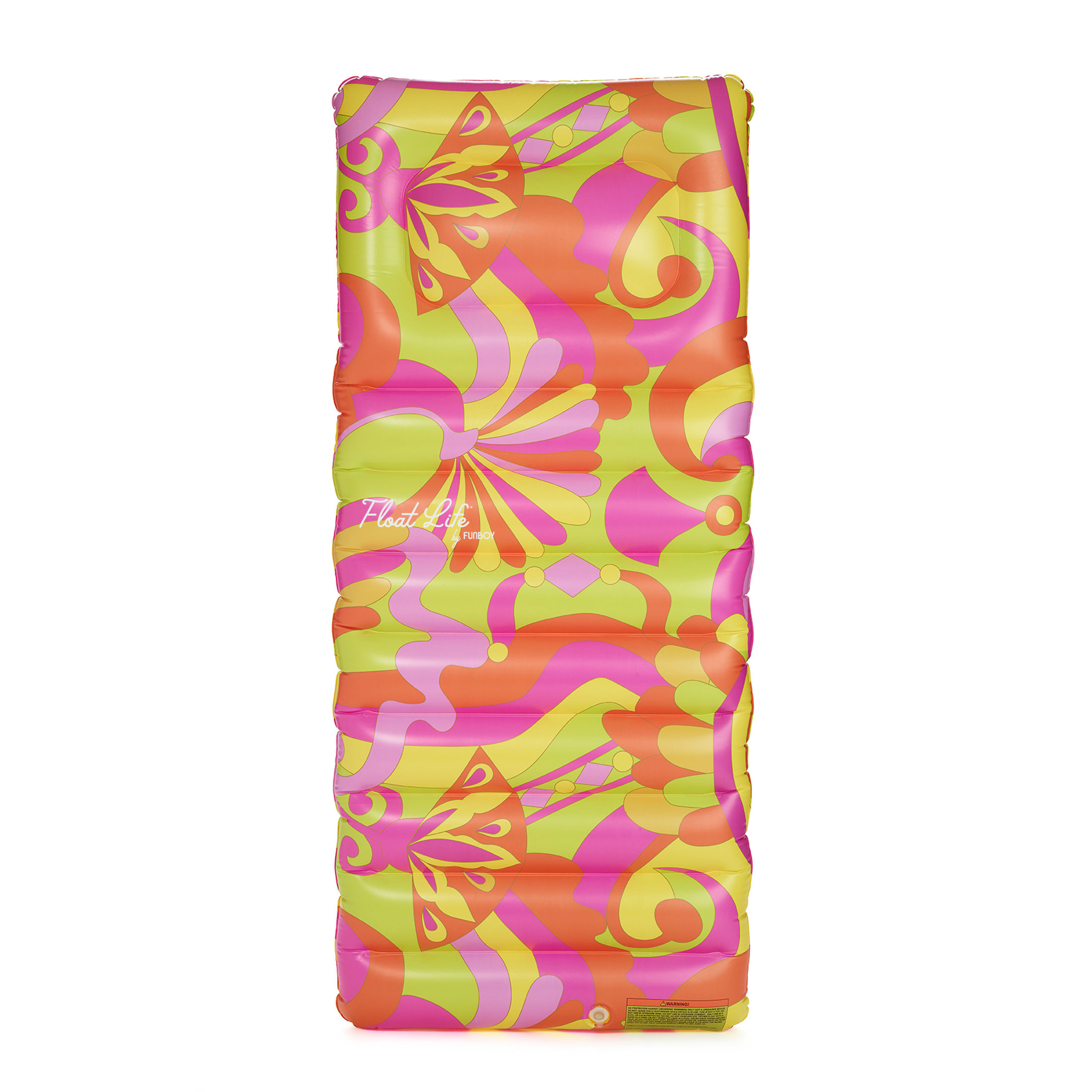 Float Life by Funboy Inflatable Lounger Pool Float, Retro Swirl, Oversized 63'' Design, Children ... | Walmart (US)