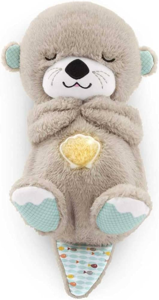 Fisher-Price Schlummer Otter Kuscheltier mit Atembewegung und Musik, Baby Erstausstattung, Neugeb... | Amazon (DE)