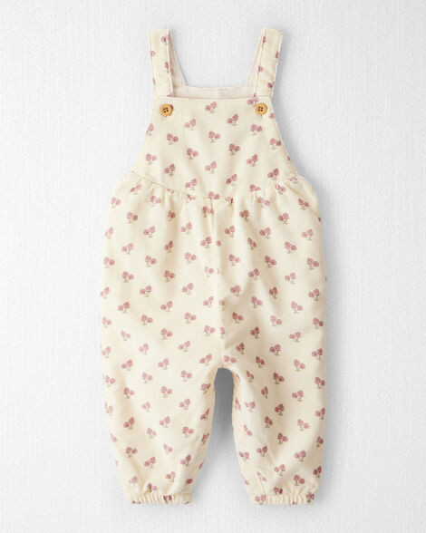 Baby Girl Organic Cotton Corduroy Overalls in Garden Bloom Print | Carter's Inc