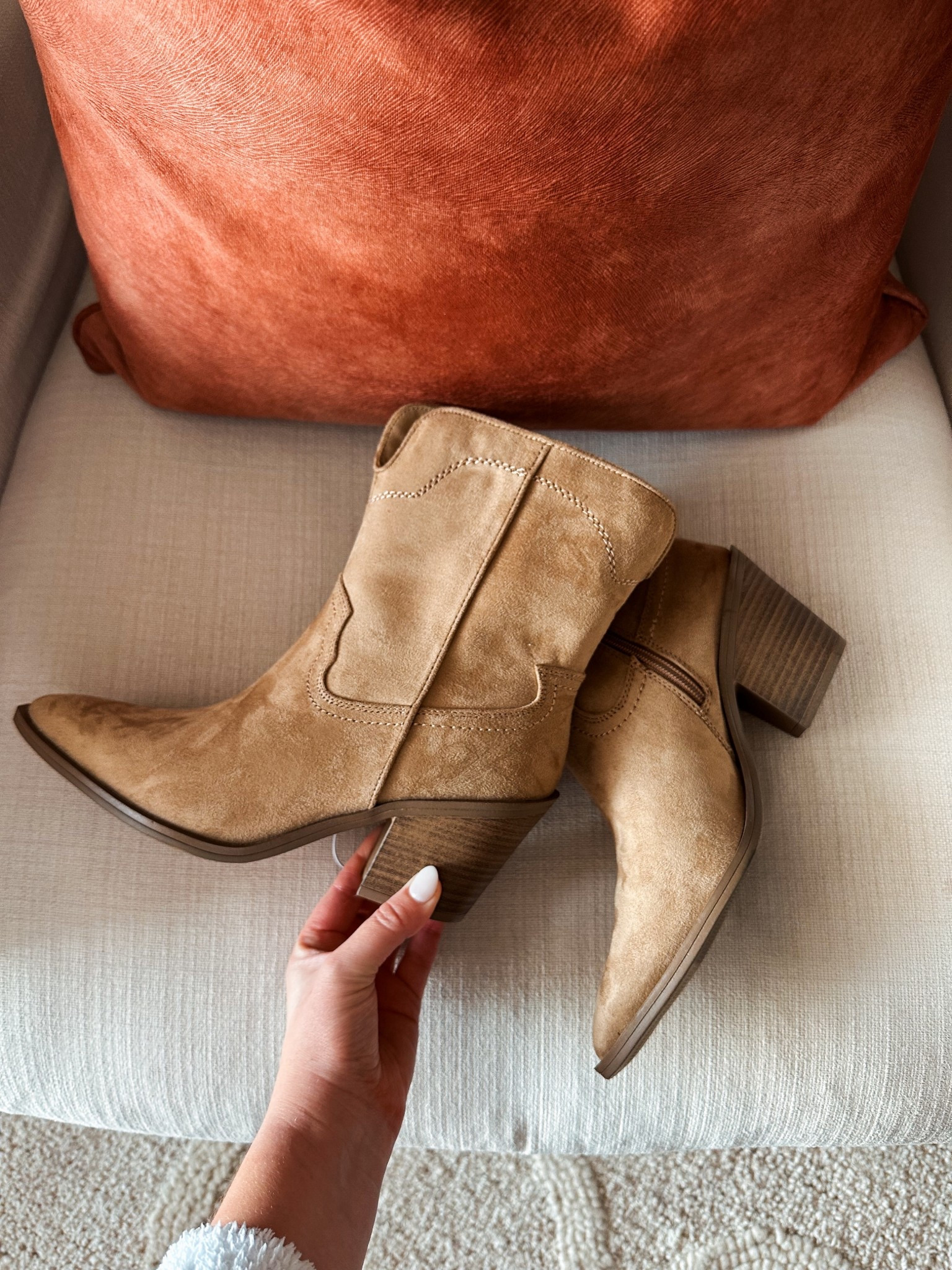 Target booties. Suede booties. Western style. Fall boots. Fall shoes. 

#LTKFindsUnder50 #LTKSeasonal #LTKShoeCrush