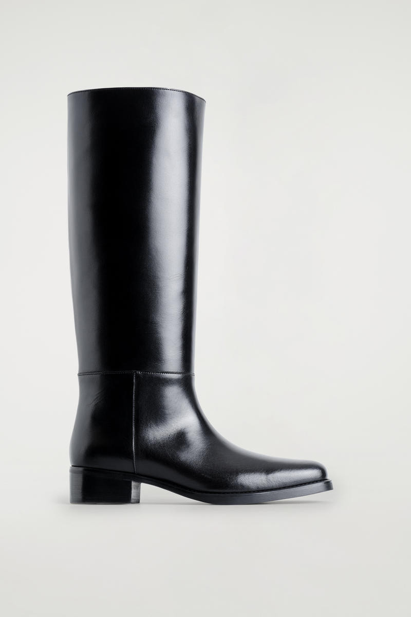 Leather Knee-High Boots | COS UK