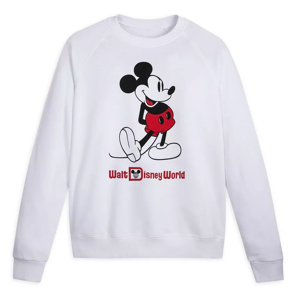 White mickey deals mouse sweatshirt