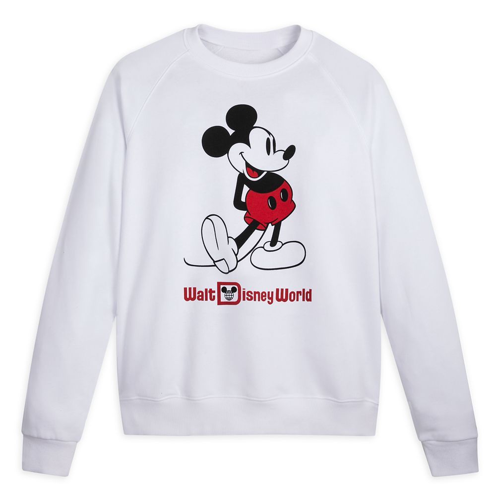 Mickey Mouse Classic Sweatshirt for Adults – Walt Disney World – White | Disney Store