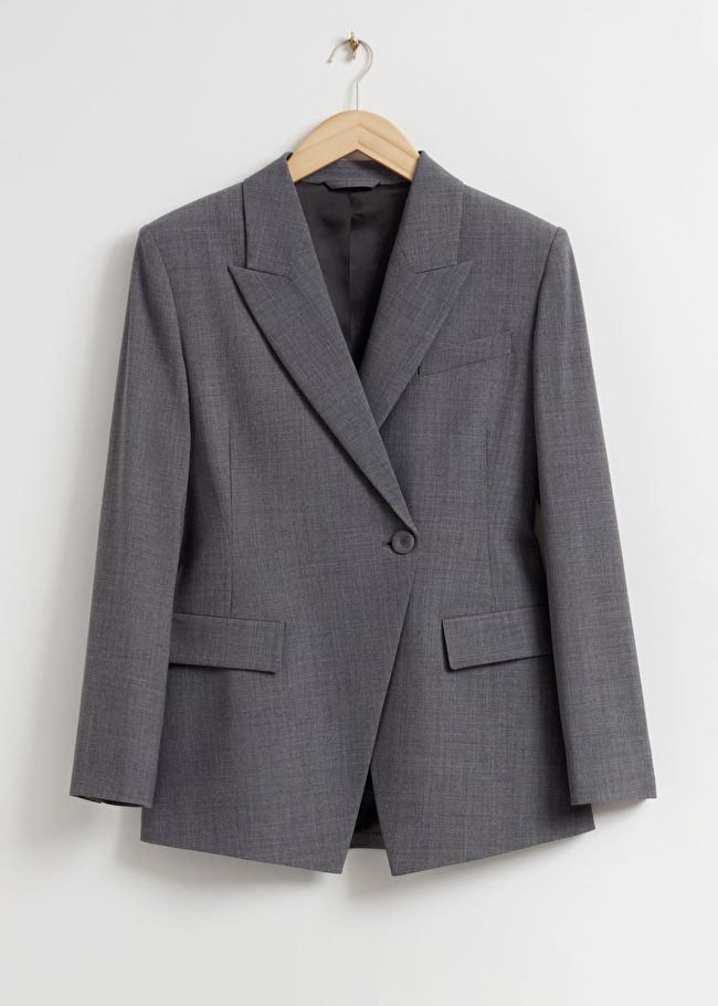 Double-Breasted Ayssemetric Blazer | & Other Stories US