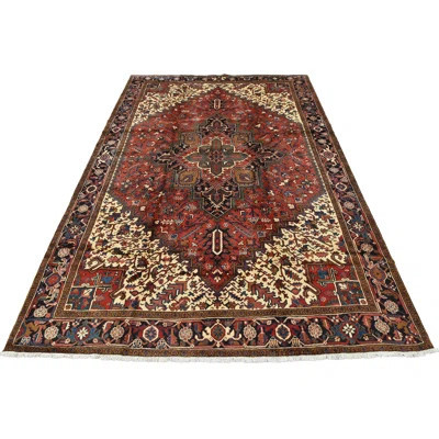 Franics One-of-a-Kind 9'7'' X 13'3'' 1970s Wool Area Rug Red | Wayfair North America