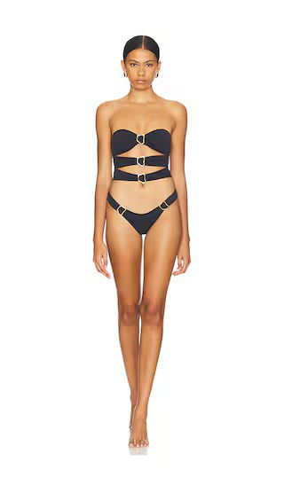 x Reina Olga Cage Bikini Set in Black | Revolve Clothing (Global)
