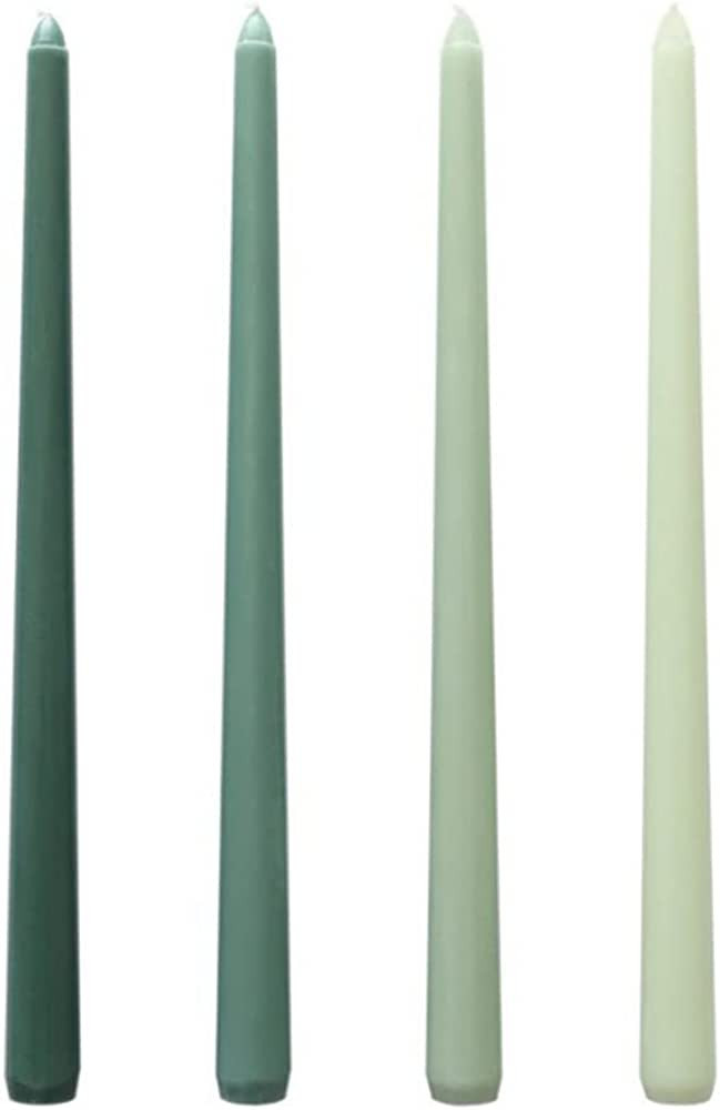 10 inch Gradient Color Scented Taper Candles Smokeless Candle Long Candles Wax Colored Taper Cand... | Amazon (US)