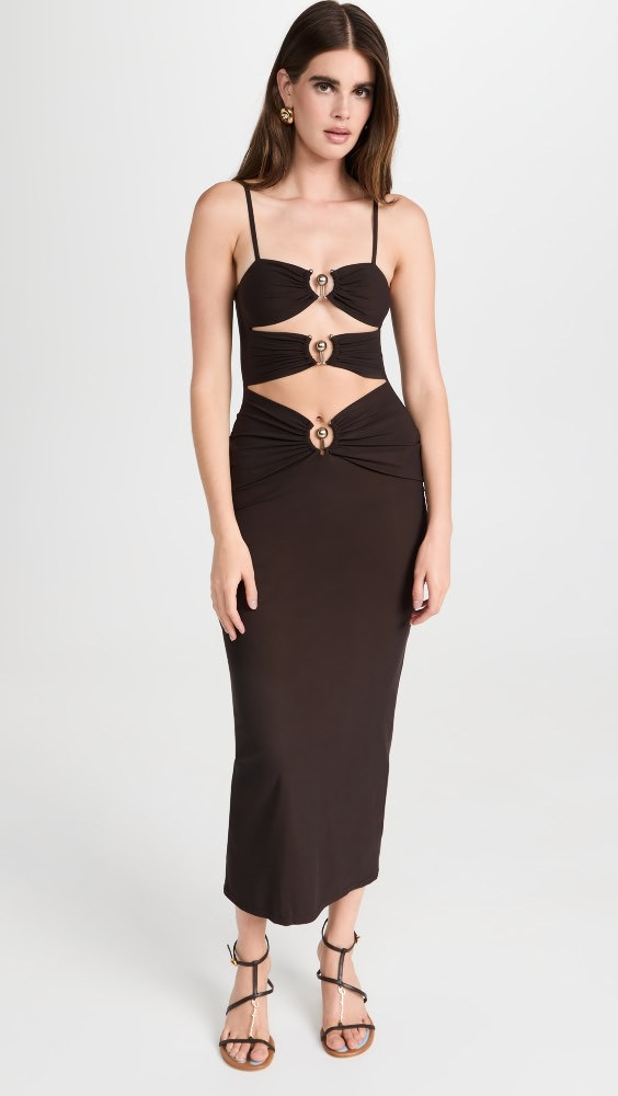 Christopher Esber Pierced Orbit Column Dress | Shopbop | Shopbop