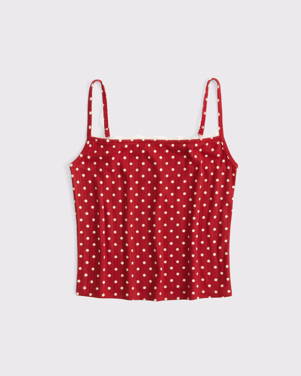 Pointelle Sleep Cami | Abercrombie & Fitch (US)
