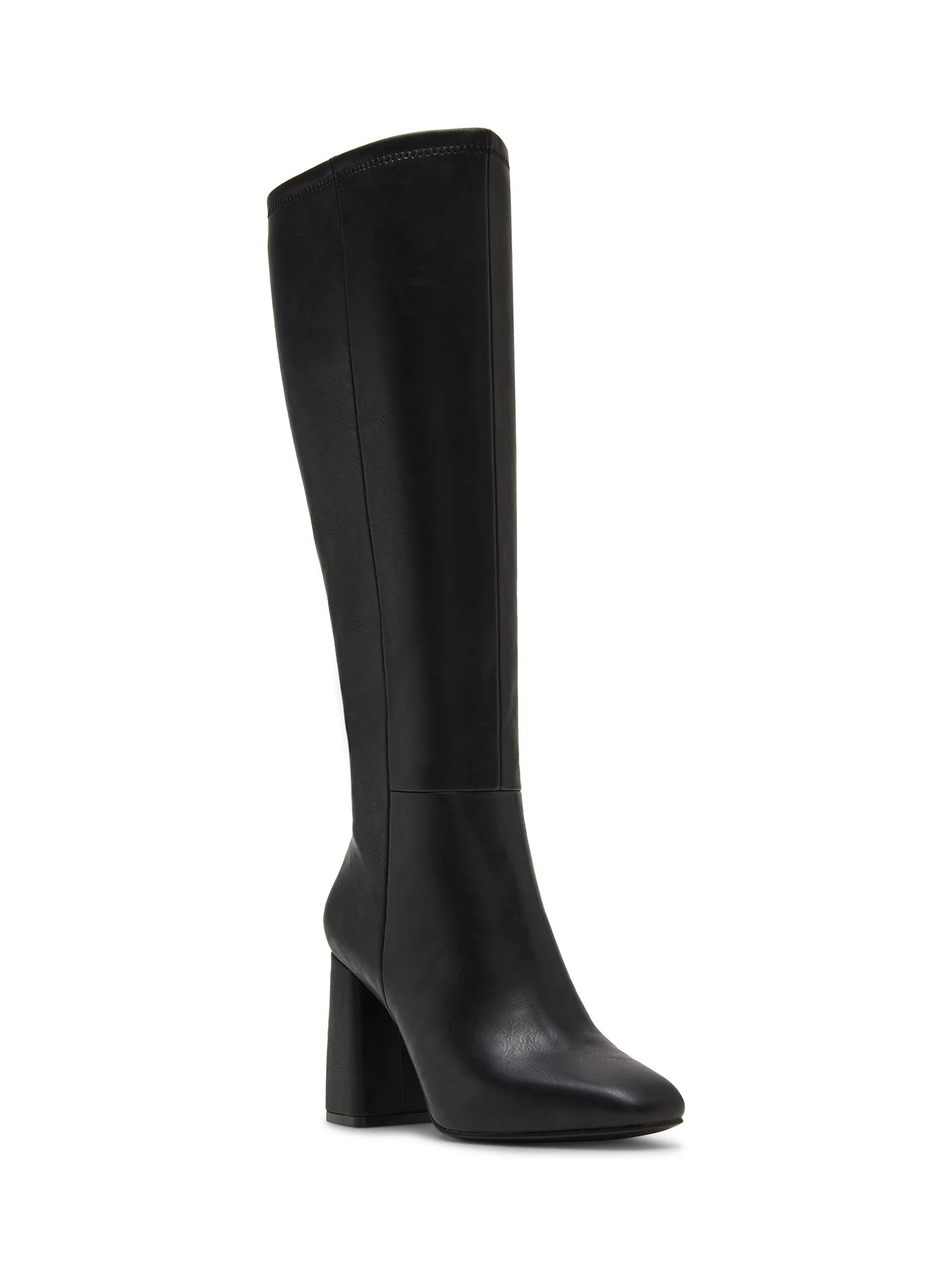 Madden Girl Women's Wesley Block Heel Tall Shaft Boot (Wide Calf Available) | Walmart (US)