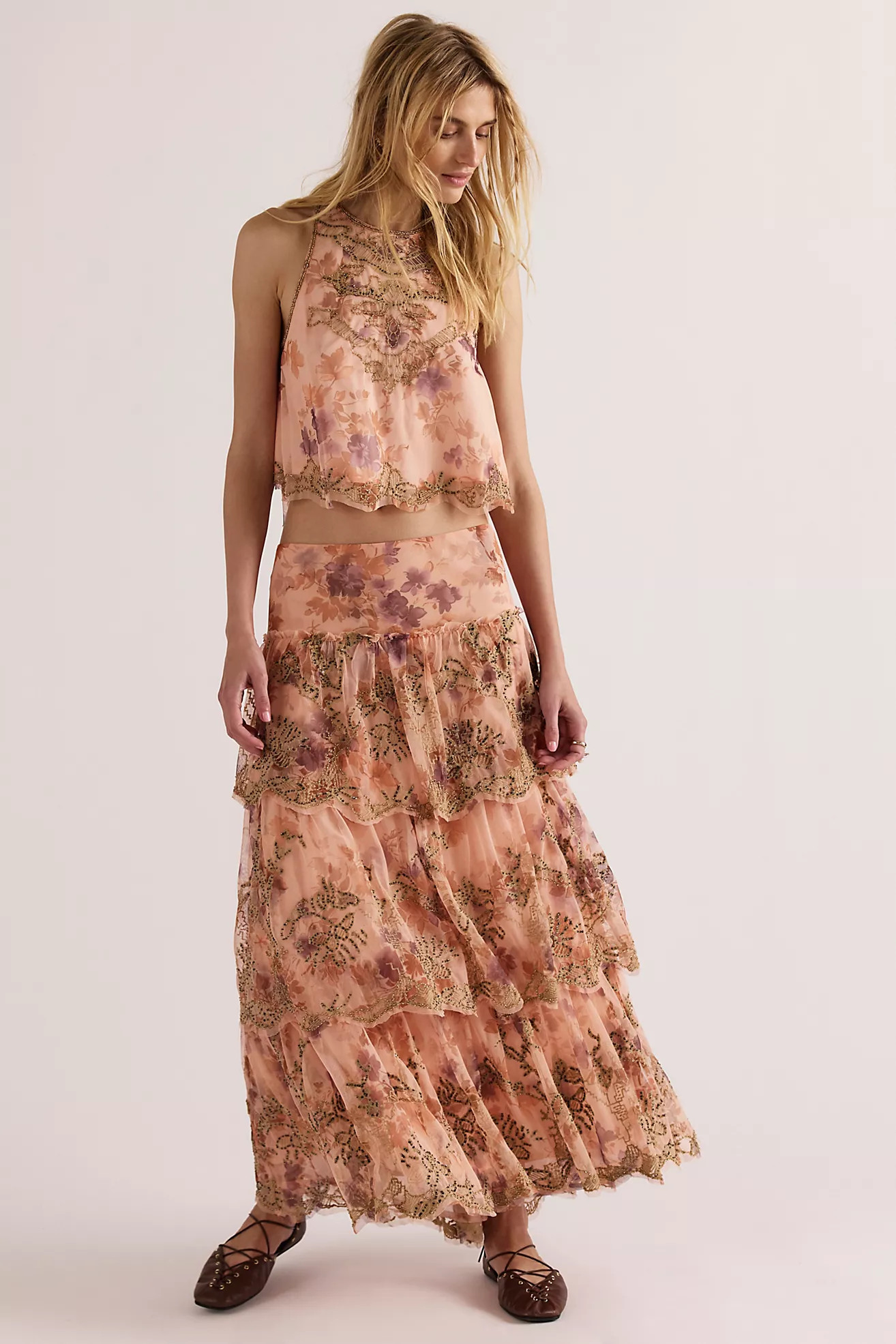 Maple Glow Maxi Skirt Set | Free People (Global - UK&FR Excluded)