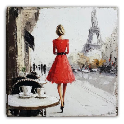 Paris Morning Elegance Wrapped Canvas Wall Art | Wayfair North America