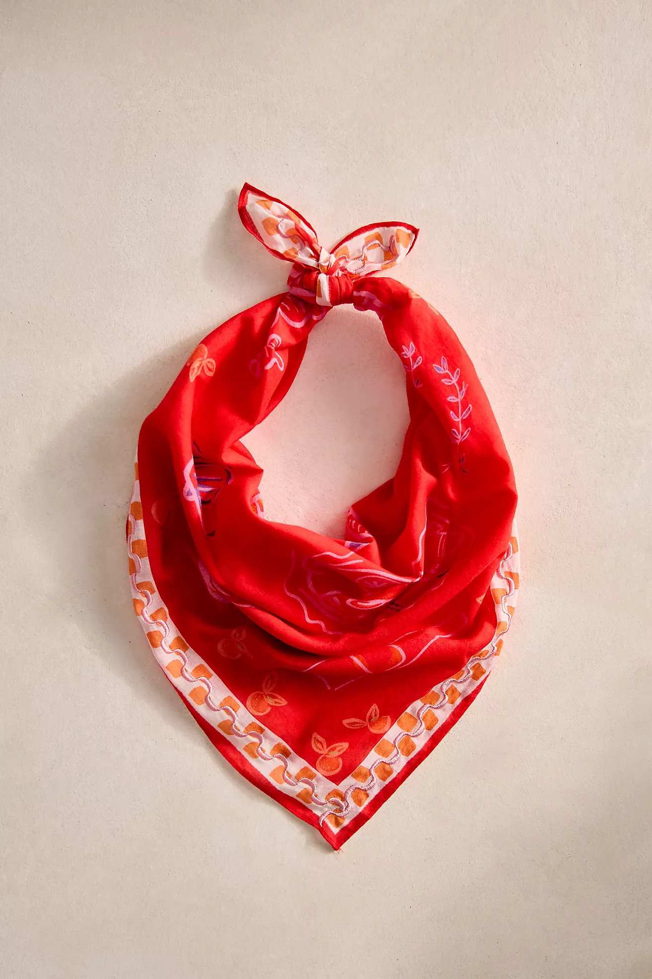 Italian Caf\u00e9 Cotton Bandana | Anthropologie (US)