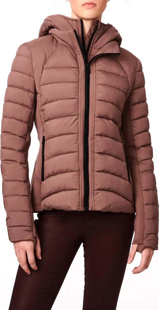 Hooded Quilted Water Repellent Jacket | Nordstrom