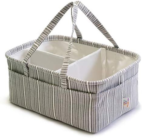 Diaper Caddy Organizer for Changing Table, Large, Gray | Amazon (US)