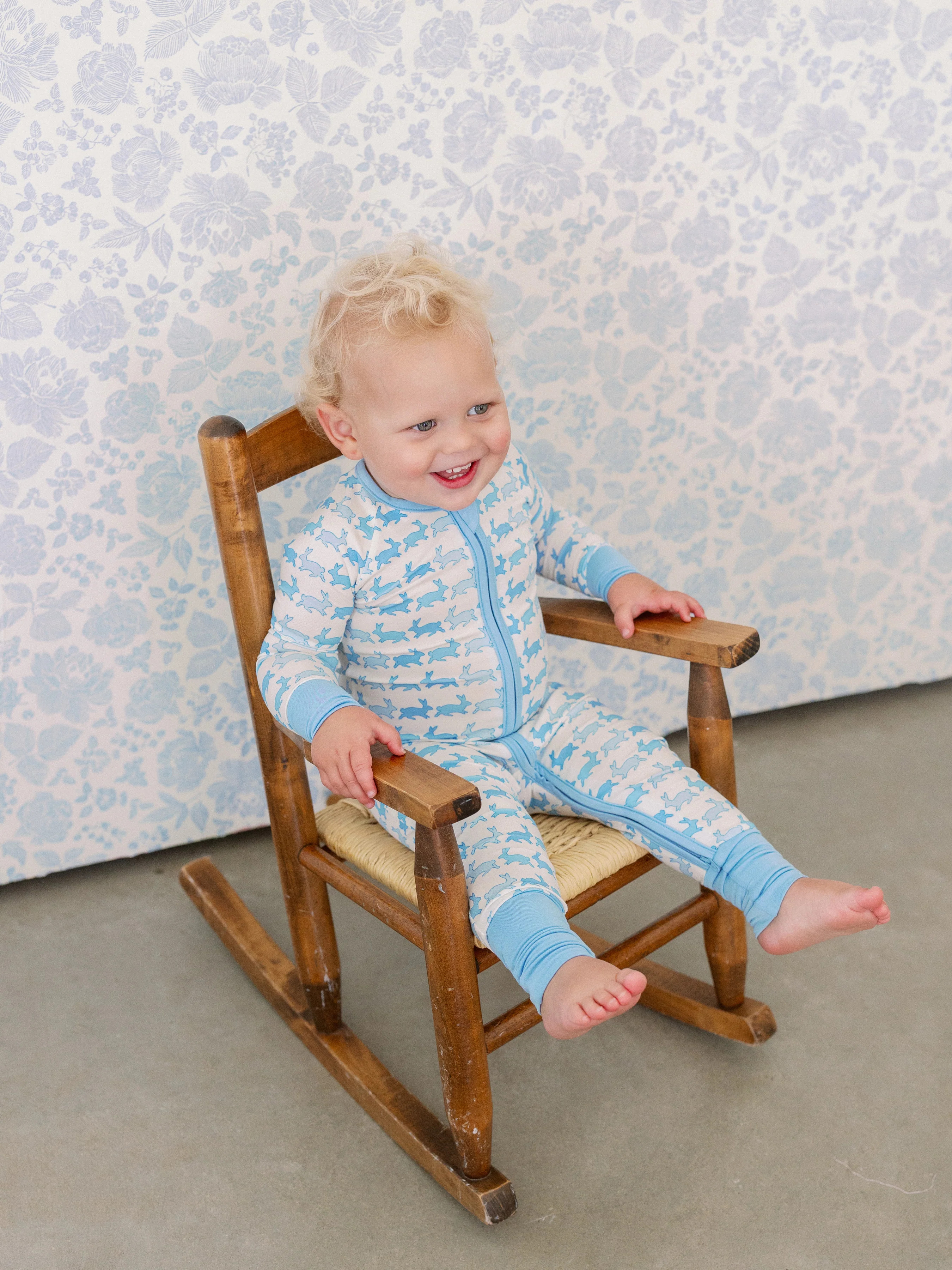 Little Hopper Bamboo Zipper Romper | Poppy Kids Co
