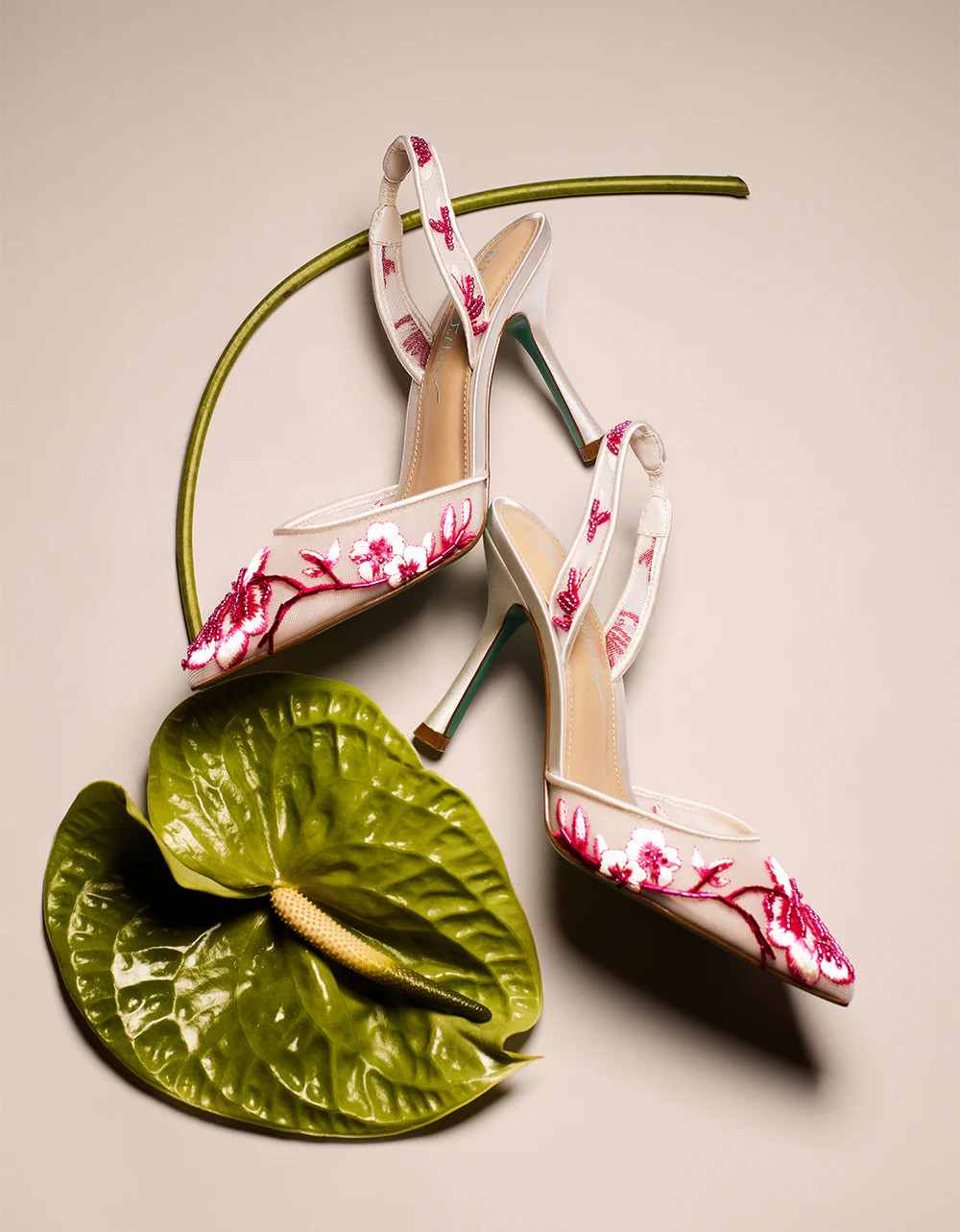 PATCH FUCHSIA Pointed-Toe Heel | Women's Heels | Betsey Johnson