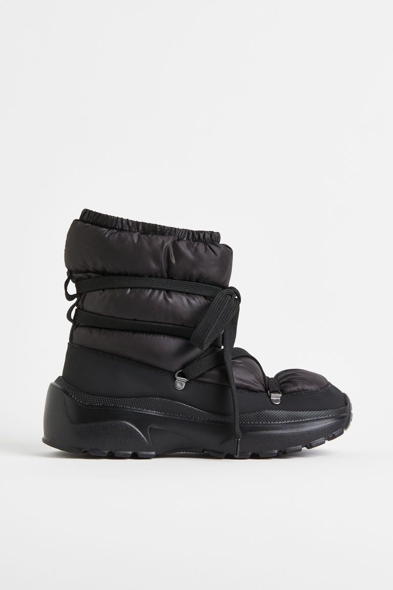 H & M - Warm-lined Boots - Black | H&M (US)