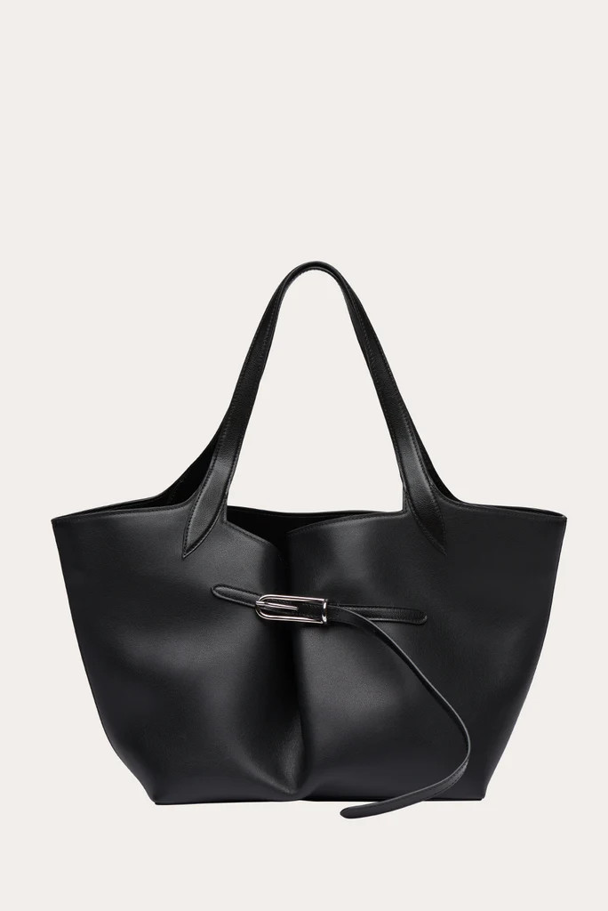 Belted Tote Black | LITTLE LIFFNER