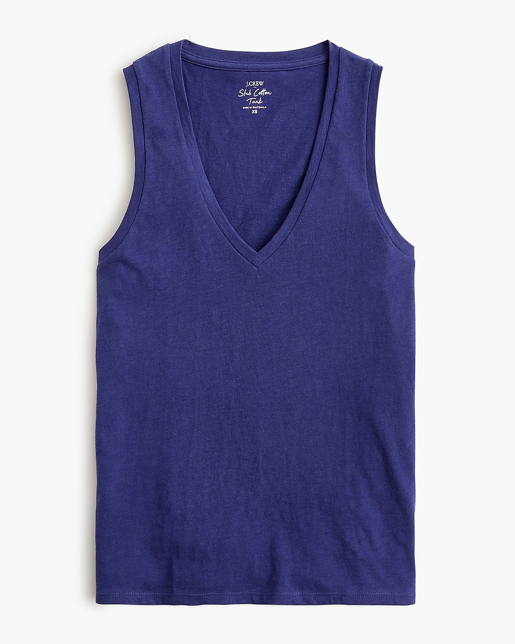Slub cotton V-neck tank top | J.Crew Factory