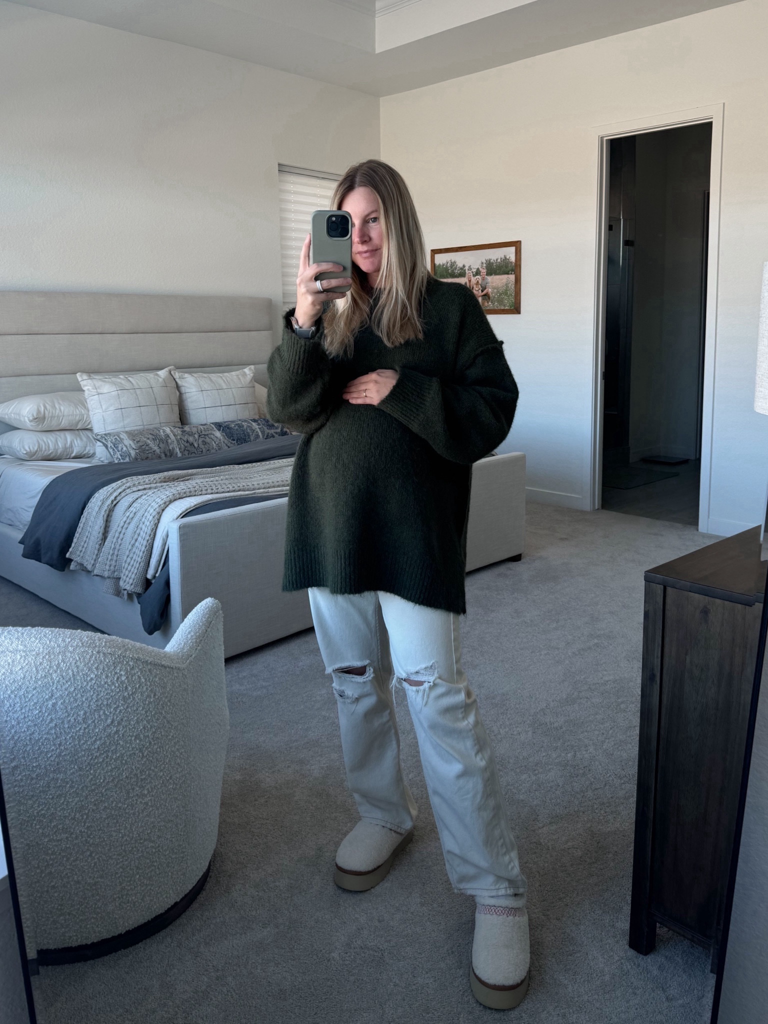 Nordstrom Sweater - perfect winter sweater if you are pregnant! 

Size: small 

#LTKstyletip #LTKbump #LTKfindsunder50