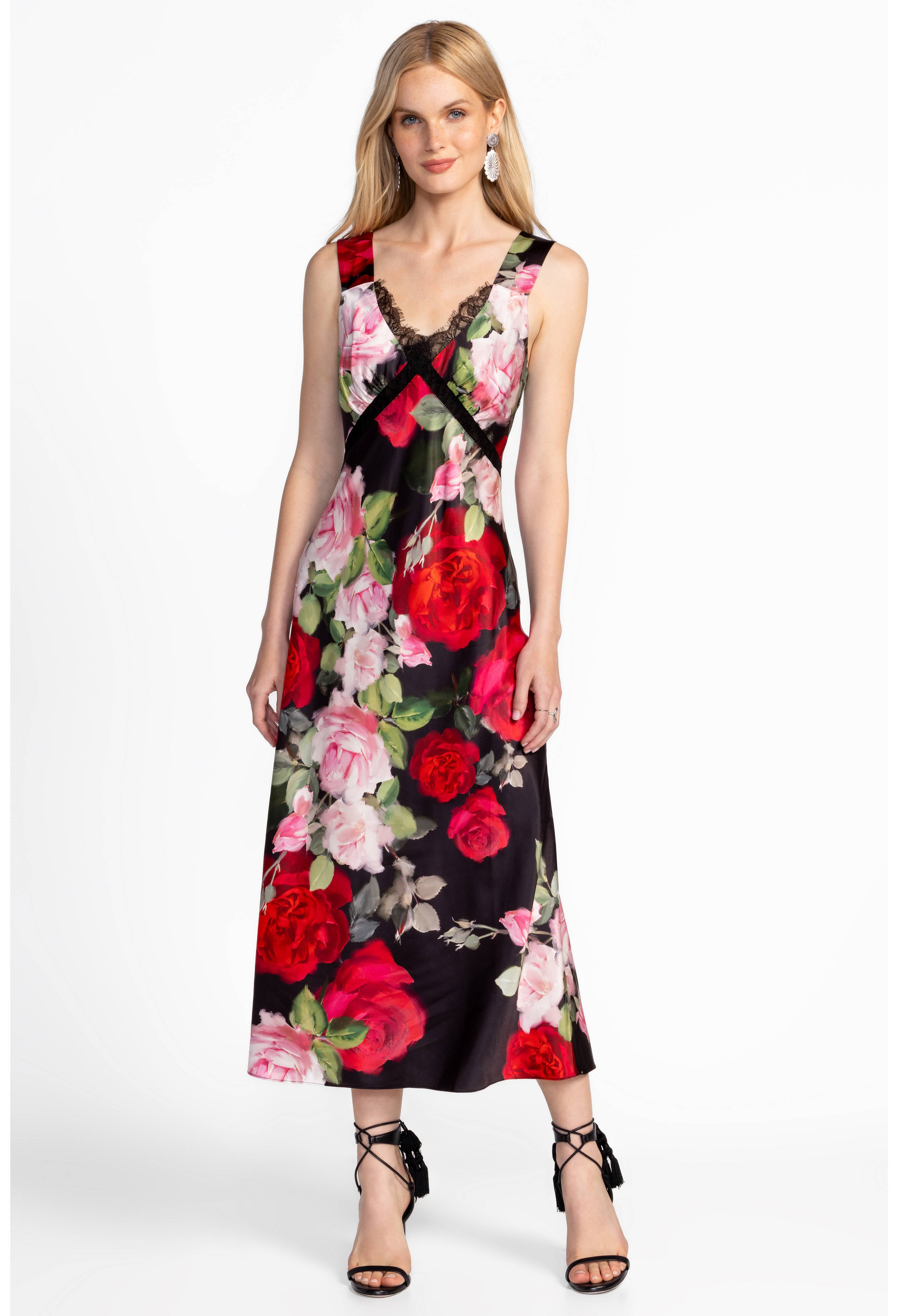 JOYELLE SLIP MIDI DRESS | Johnny Was | Johnny Was