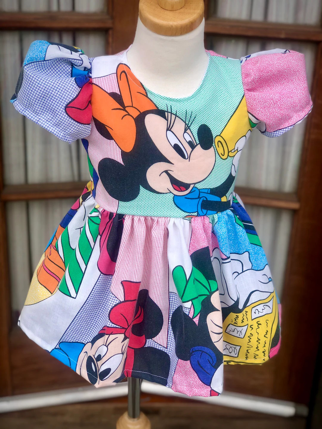 90s Minnie Mouse Dress / Upcycled / Retro/ Retro Minnie / Disney Dress - Etsy | Etsy (US)