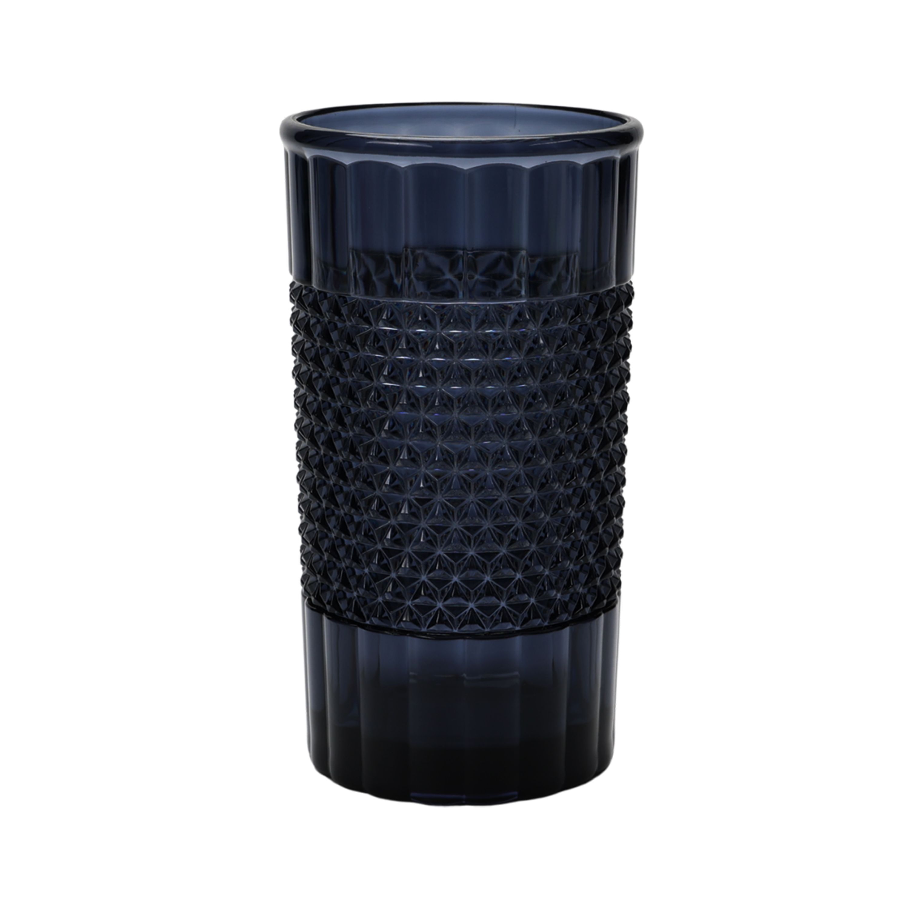 Mainstays 20-Ounce Acrylic Tall Diamond Textured Tumbler, Blue | Walmart (US)