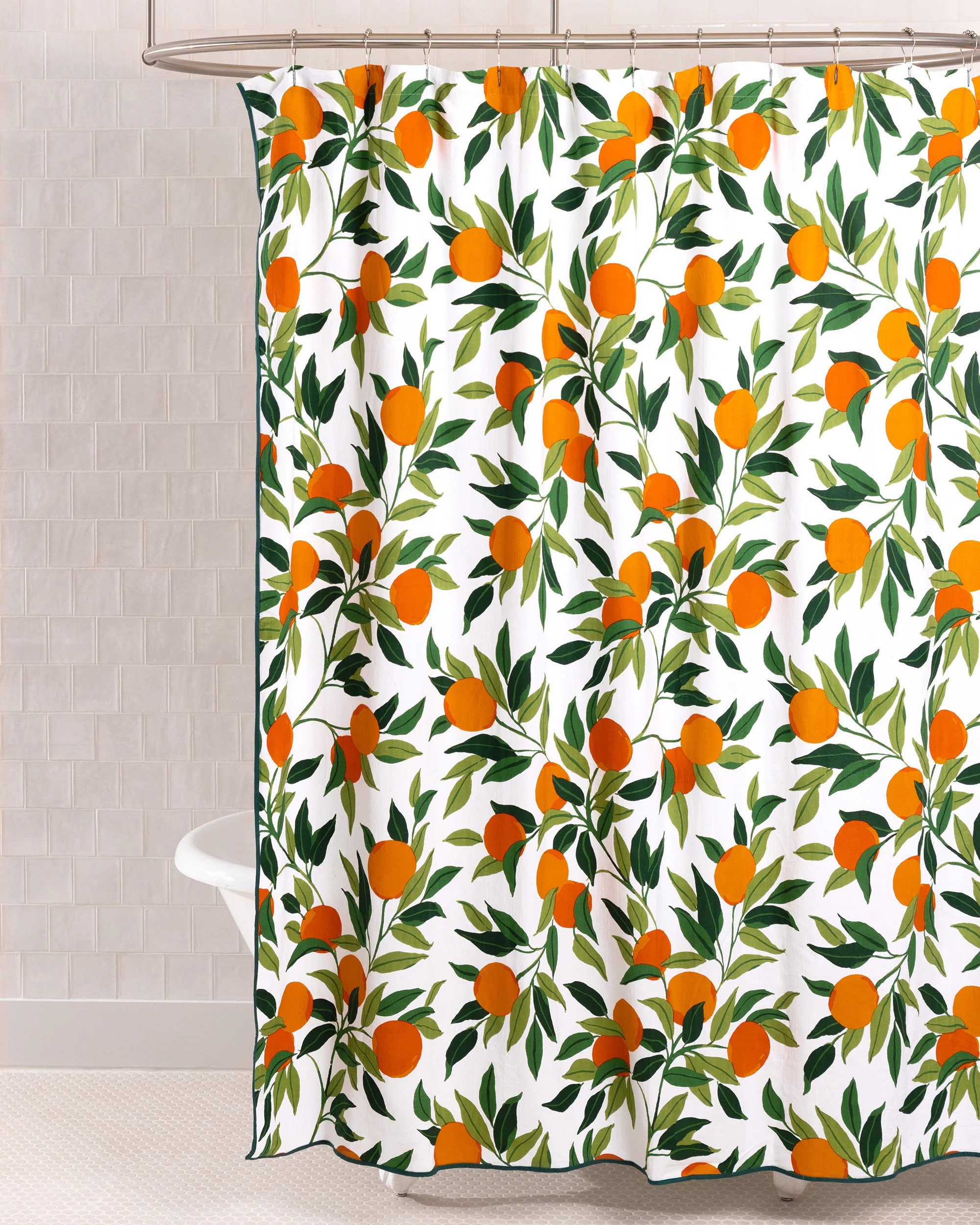 Clementine - Shower Curtain - Cloud | Printfresh