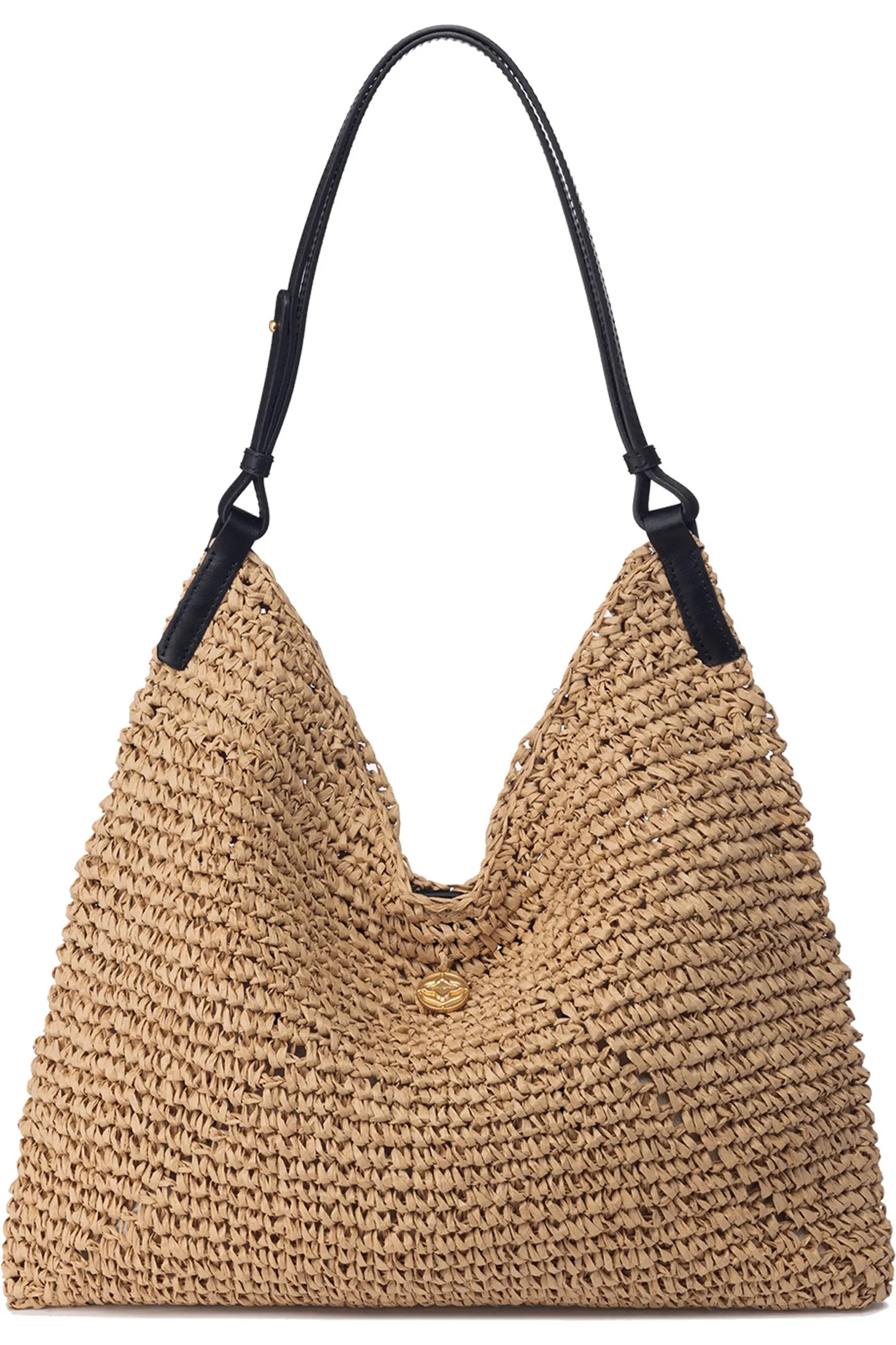 Raffia Triangle Shoulder Bag (Women) | Nordstrom | Nordstrom