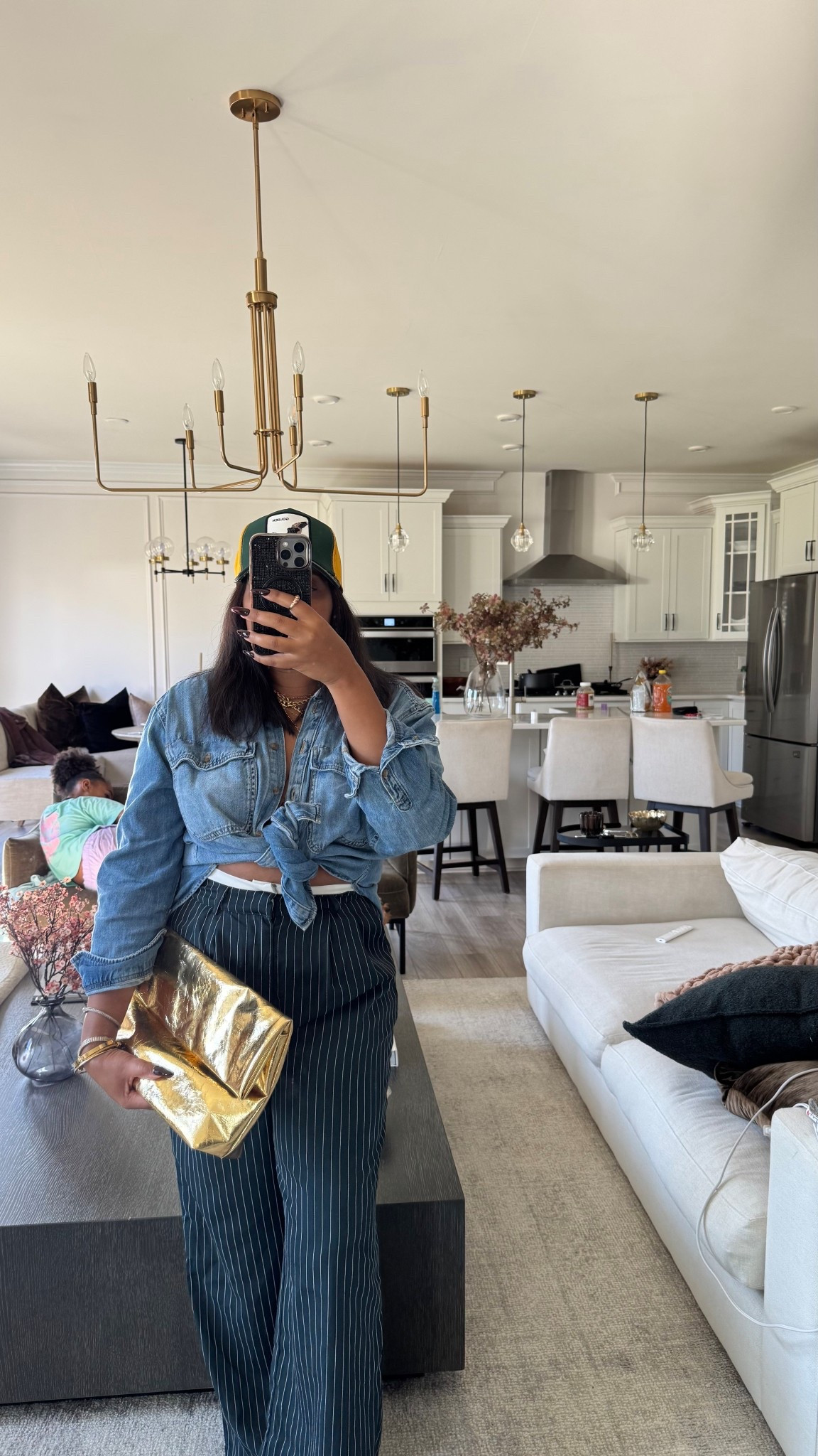 
✨ These tailored wide-leg trousers are a closet staple - featuring a sleek pinstripe design that elongates the legs and adds a polished touch to any look. I love how versatile they are: pair them with a crisp button-down for work, or dress them down with a knotted denim top and sneakers for a chic off-duty vibe. Effortless, timeless, and endlessly wearable.


#LTKU #LTKFindsUnder50 #LTKStyleTip