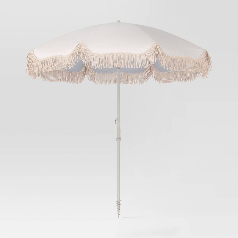 6' Umbrella with Fringe - Threshold™ | Target