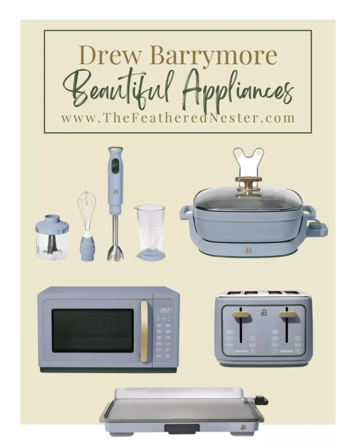 Beautiful 2-Slice Toaster with Touch-Activated Display, White Icing by Drew  Barrymore