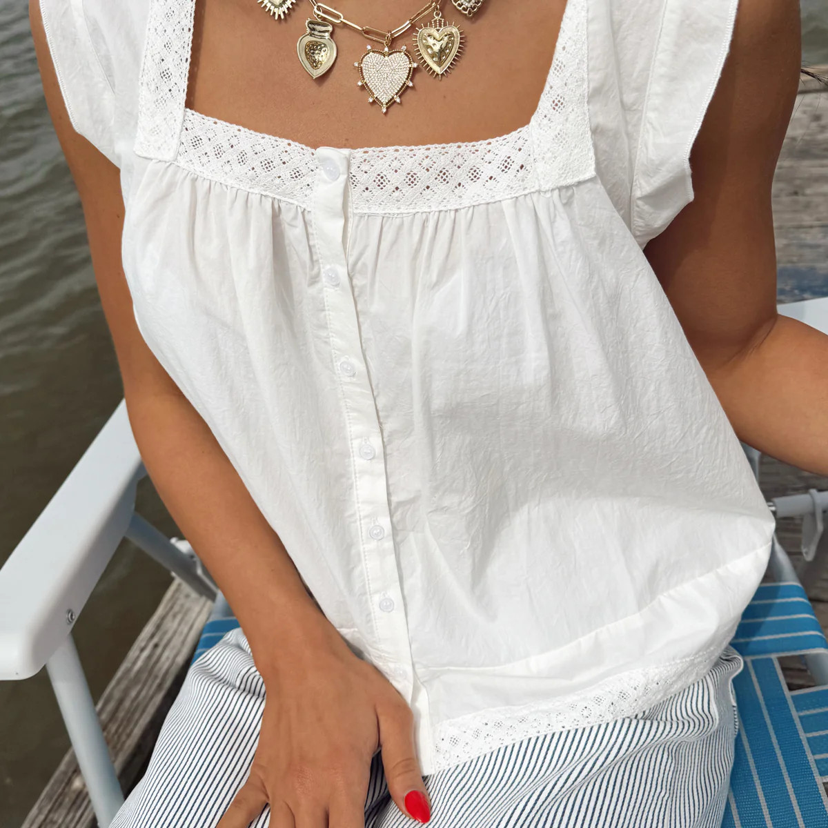 White Out Top - White | The Impeccable Pig