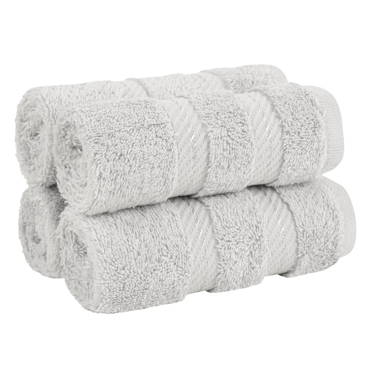Darcelle 100% Cotton 4 Piece Turkish Washcloth Set (Set of 4) | Wayfair North America