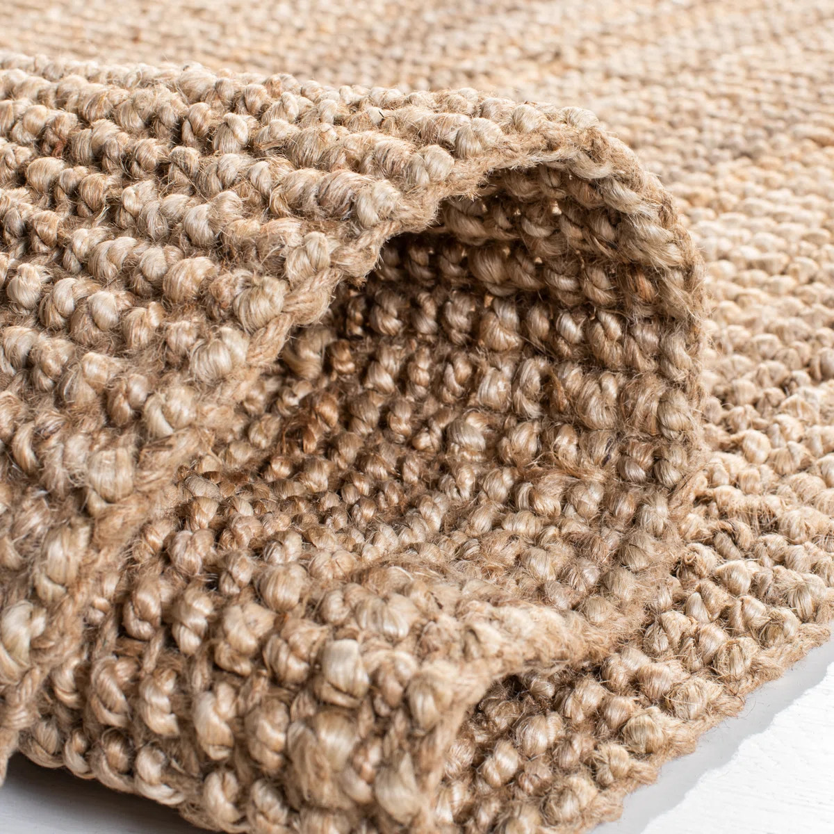 Lin Natural Fiber Hand Woven Jute Rug | Wayfair North America