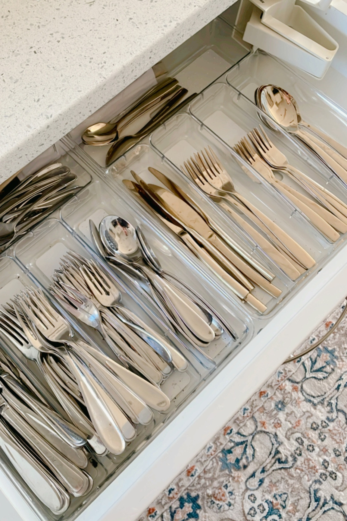 Organization, cutlery tray, Amazon, home, drawer, cutlery, gold cutlery

#LTKunder50 #LTKhome #LTKstyletip