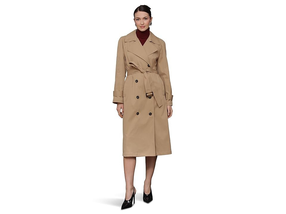 Avec Les Filles Oversized Trench Coat Women's Coat Camel : LG, Polyester | Zappos