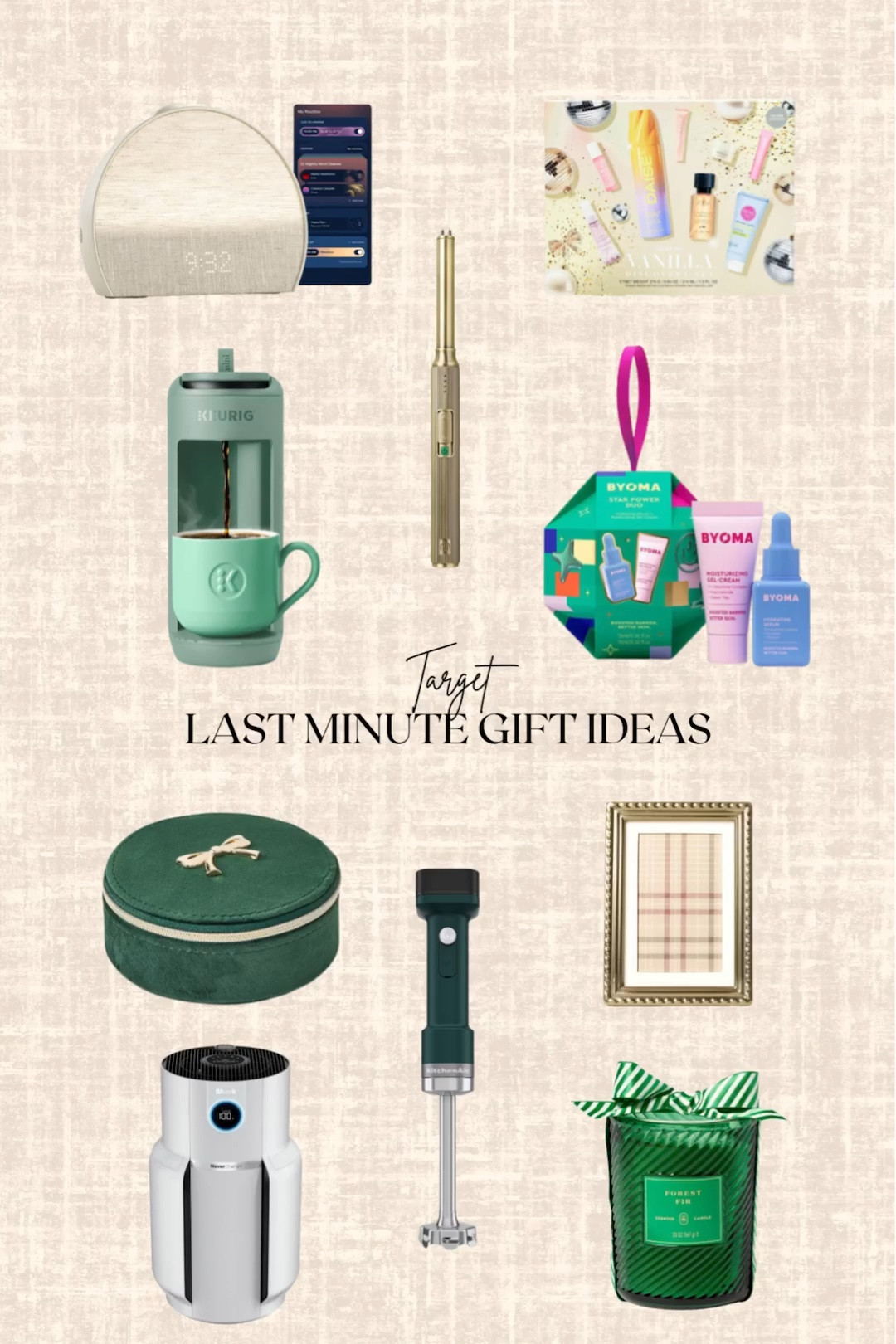 Target last minute gift ideas! 

Jewelry box, frame, candle, lighter, air purifier, blender, hand mixer, coffee maker, skincare and fragrance gift set

#LTKGiftGuide #LTKHome #LTKHoliday