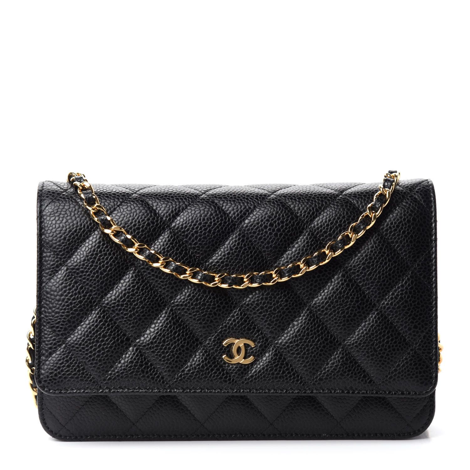 CHANEL

Caviar Quilted Wallet On Chain WOC Black | Fashionphile
