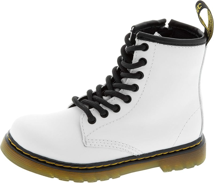Dr. Martens Kid's Collection Womens 1460 Patent Glitter Toddler Brooklee Boot | Amazon (US)