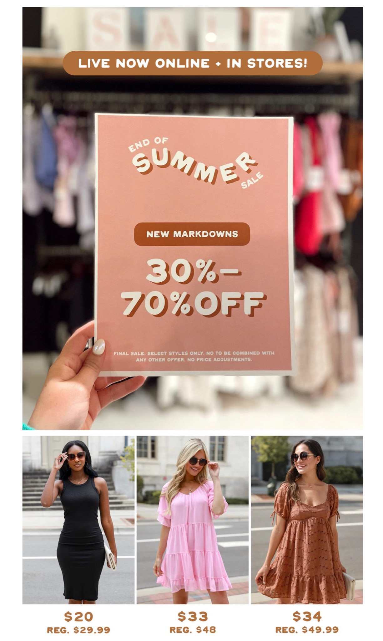 End of summer sale at dress up! 

#LTKsalealert #LTKSeasonal #LTKBacktoSchool