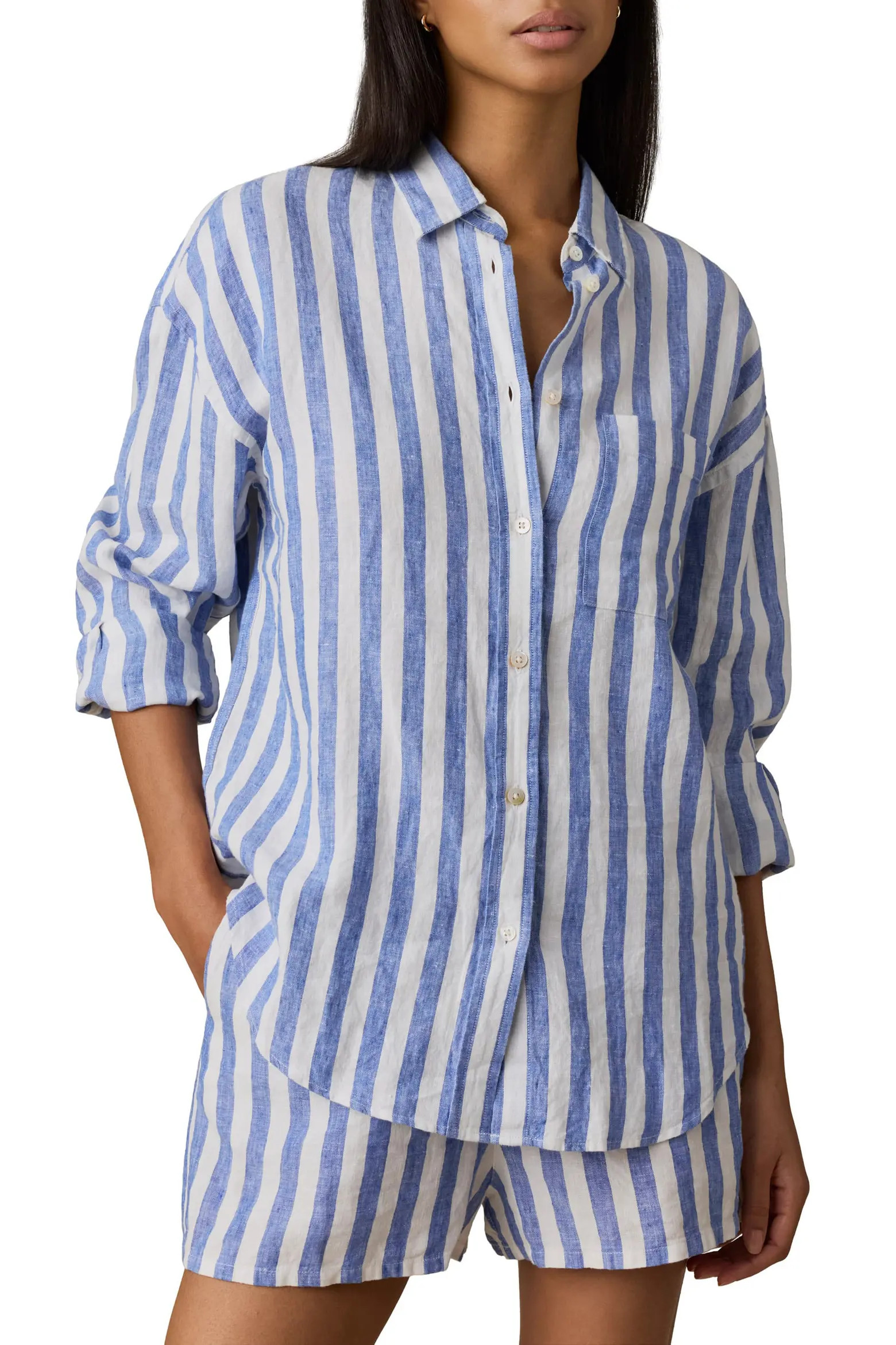 Laguna Linen Button-Up Shirt (Women) | Nordstrom | Nordstrom