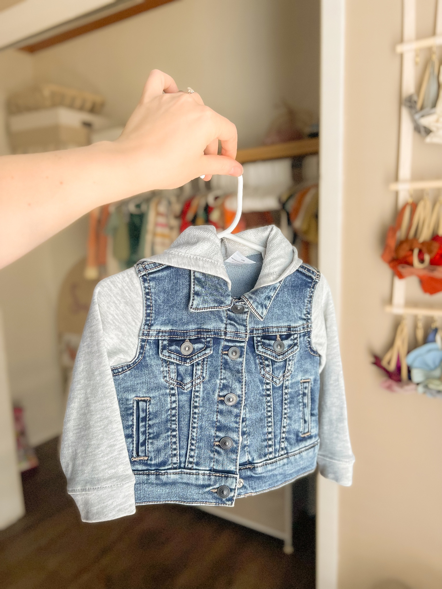 Toddler - Denim Jacket with Hood

#LTKkids #LTKbaby #LTKSeasonal